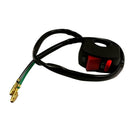 22mm  7/8''  Motorcycle Handlebar Headlight LED Light On/Off Switch Red Button