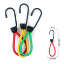 3pcs Outdoor Camping Tent Elastic Rope Buckle Hook Fixed Bundle Straps