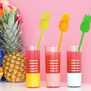 12pcs Pineapple Cocktail Swizzle Sticks Stirrer Coffee Wine Muddler Puddle BX