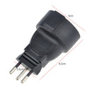 Italy Switzerland to EU Germany Plug Power Adapter 3-Pin Socket For Travel 10A