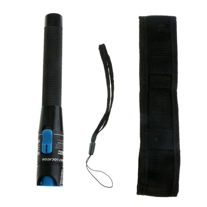 Visual Fault Locator, Red Light Fiber Optic Cable Tester Meter 1mW 1-5 KM Cable