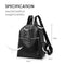 Women Backpack PU Leather Shoulder Bag Student Girls Travel School Bags A