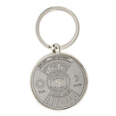 Keychain key ring metal Perpetual Calendar pattern S8I8