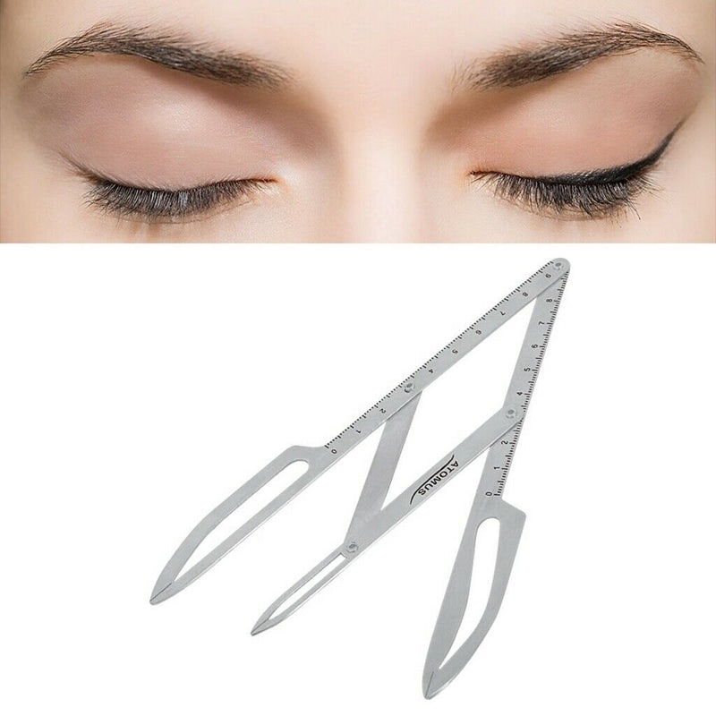 Stainless Calipers Eyebrow Stencil Microblading Makeup  Measure Ruler