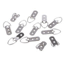 100 Pieces Heavy Duty D Ring Picture Picture Frame Hangers without Screws