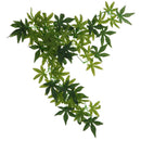 2Pcs Artificial Leaf Vine Reptile Vivarium Landscaping Ornament Decor Hiding