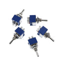 5PCS 6P Toggle Switch 6A 125VAC 6 Pin DPDT ON-ON Mini Toggle Switch   Z