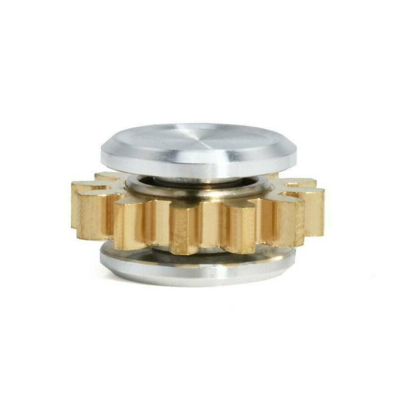 Gears Fidget Spinner Toys Metal Brass Finger Focus Hand Stress Cube Relief Tools