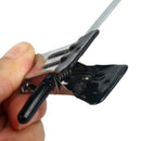 5x Strong Metal Clip Hangers Clothes Coat Trouser Skirt Hooks Rack 30cm