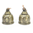 Buddha Statue Pattern Bell Blessing Feng Shui Wind Chime For Good Luck Fortun OZ