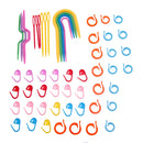 Plastic Knit Stitch Knitting Needles Crochet Stitch Knit Craft Tool Accessories