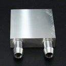 Aluminum Water Cooling Block 40X40X12mm Cooler for Computer CPU Radiator X2V8