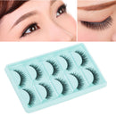 5Pairs Natural Eye Lashes Handmade Messy Cross False Eyelashes Makeup Long Kit
