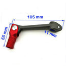 Aluminum Folding Red 11mm Short Gear Shifter Lever For 50 70 90 110cc etc,Pit