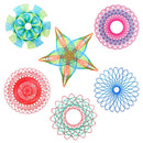 22PCS Accessories creative drawing toys spiral designs educational toys for k ES