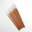 12X Wooden Paint Acrylic Watercolor Oil Painting Artists Tool Brushes New
