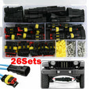 352 pcs 1/2/3/4Pin Way Super Seal Car Waterproof Electrical Wire Connector Plug