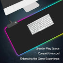 Gaming Mouse Pad Rgb Oversized Glowing Led Extended Illuminated Keyboard Th