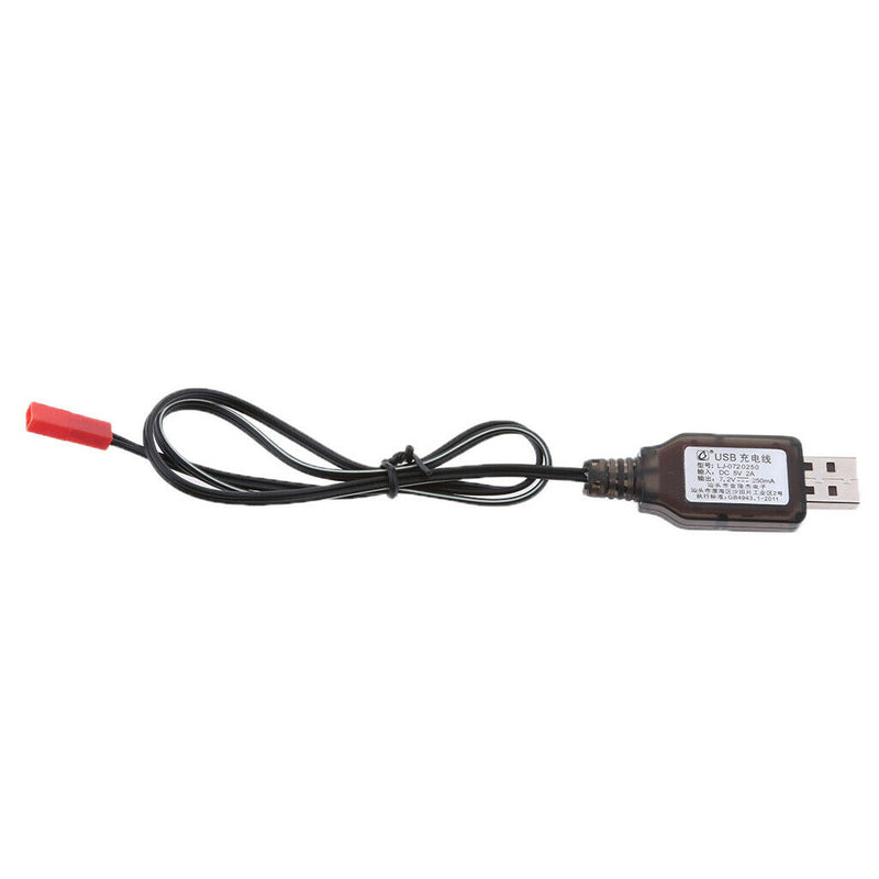 JST-2P USB Battery Charging Cable For RC 7.2 V Nimh Extension Cable