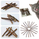 10x Cat Snacks Natural Matatabi Chew Catnip Stick Teeth Cleaning Molar Brus Q1Q9