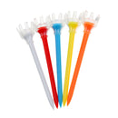 Lightweight and Durable Plastic Crown Top Golf Tees 90mm, Set of 5, Random Color