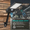 56LED Solar Motion Sensor Wall Light Remote Control Street Lamp (Black) A#S