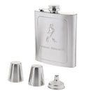 7oz Stainless Steel Hip Flask Set Pocket Flask for Liquor with Gift Box C