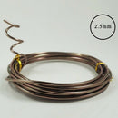 Anodized Aluminum Bonsai Training Wire 5-Size Starter Set-1.0mm,1.5mm,2.0mm