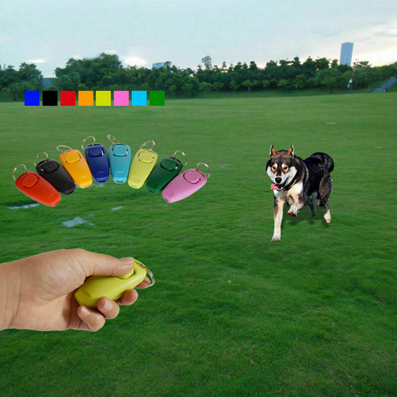 Clicker with Whistle For Hunde-usbildung Education Dog X6S8 Cat Click Train J1V8