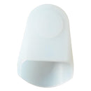 Rubber Clarinet Saxophone Mouthpiece Cap for Alto Sax Saxophone Parts White