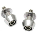 10mm Universal Cnc Motorcycle Swingarm Spool Sliders For Kawasaki(Silve)