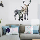 removable deer forest wall stickers decals art mural vinyl home room decor di FT