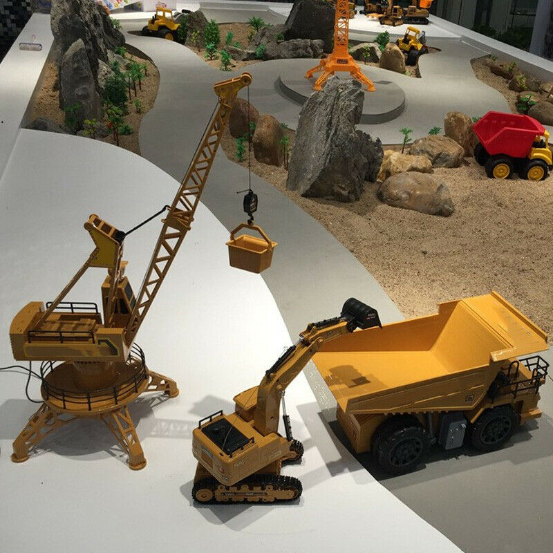 Rc Remote Control Simulation Crane Construction Toys Rc Crane Tower Rc Truc V6P4