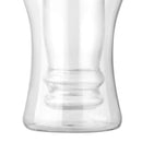 Double Down Beer Glass Insulated Walled Inverted Bottle Style Soda Drinking Mug