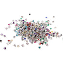 300x Acrylic Crystals Loose Faceted Beads Sewing Wedding Embellishment 4mm
