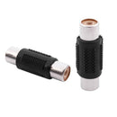 5pcs Audio Video RCA Female to Female Coupler Joiner Barrel Adapter X6K7