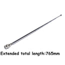 765mm Telescopic Antenna Q9 BNC Connector Portable FM Radio Scanner VHF UHF TW