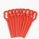 100Pcs Red Plastic Blades Kit Fit For Grass Trimmer Strimmer Lawnmower Par YAE