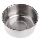 Parrot Feeding Cup Bird Food Dish Stainless Steel Parrot Feeder with Cage P