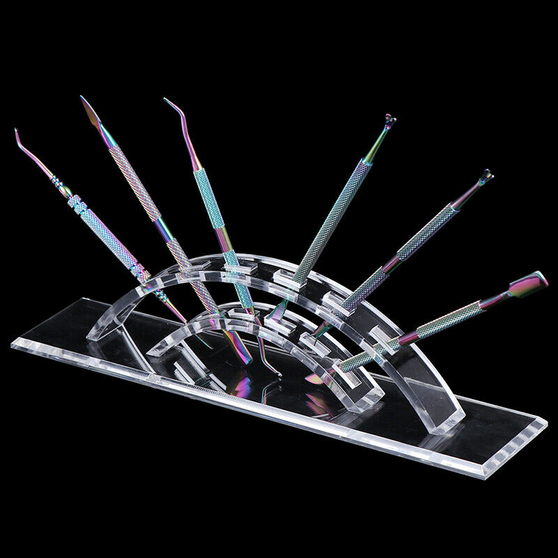 Eyelash Tweezers Storage Holder Rack Display Stand Transparent Acrylic Graft  FT