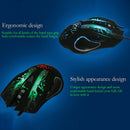 Adjustable 3200DPI 6 Buttons USB Wired Optical Gaming Mouse with LED Game Mice b