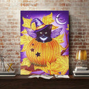 5D DIY Special Shaped Diamond Painting Pumpkin Cat Cross Stitch Mosaic Kits