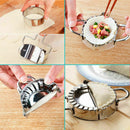 7 IN 1 Stainless Steel Dumpling Maker Mould Dough Press Pie Ravioli Making Tool