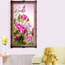 5D DIY Diamond Painting Rose Cross Stitch Embroidery Rhinestones Mosaic Kit