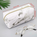 White Cute Pencil Case Pen Box Zipper Bags Makeup Storage SupplyS Hn