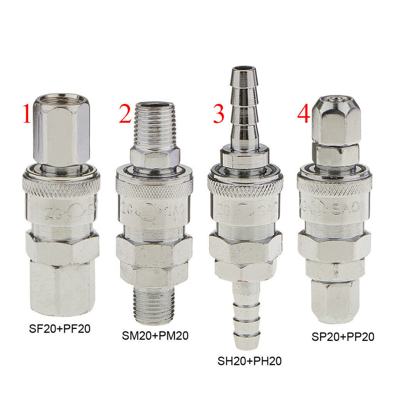 SF20+PF20-1/4 BSP Pneumatic Air Line Hose