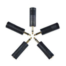 Mono Jack Adapter 3.5 mm (1/ 8 Inch) Male to 6.35 mm (1/ 4 Inch) Female Aud H7B6