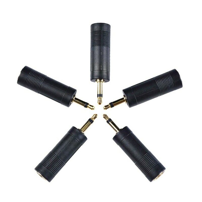 Mono Jack Adapter 3.5 mm (1/ 8 Inch) Male to 6.35 mm (1/ 4 Inch) Female Aud H7B6
