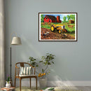 5D DIY Full Drill Diamond Painting Rural Landscape Cross Stitch Work (05)