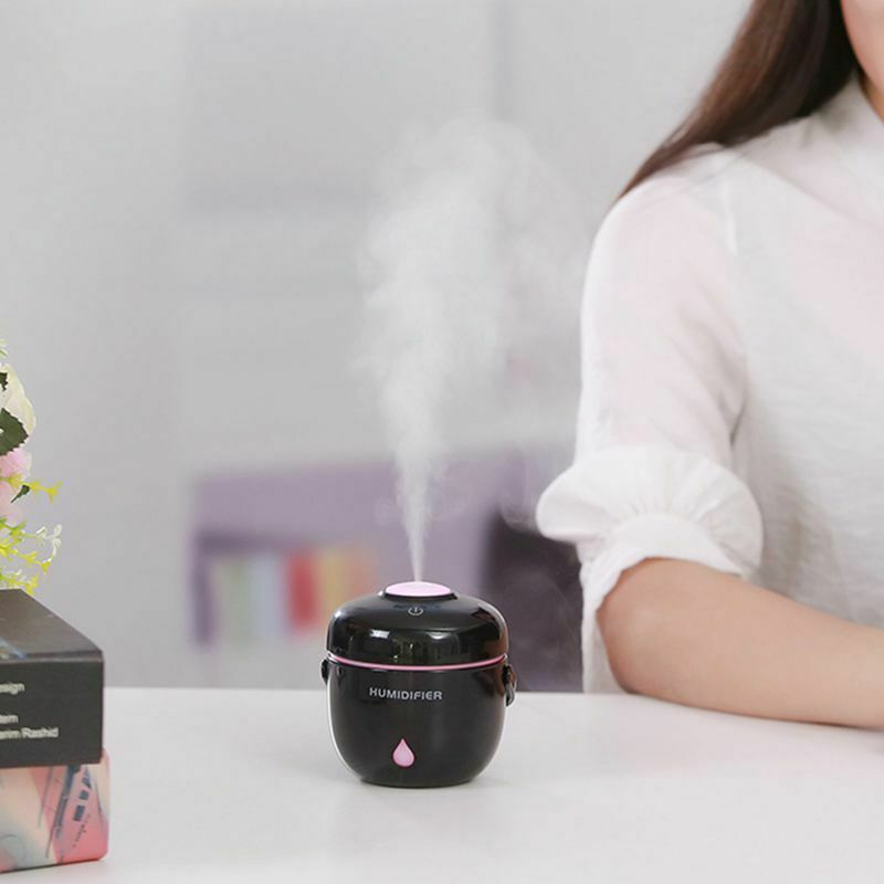 230ml Rice Cooker LED Glowing Air Aroma Humidifier ESSential Oil Diffuser A Y1G8